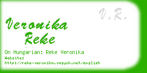 veronika reke business card